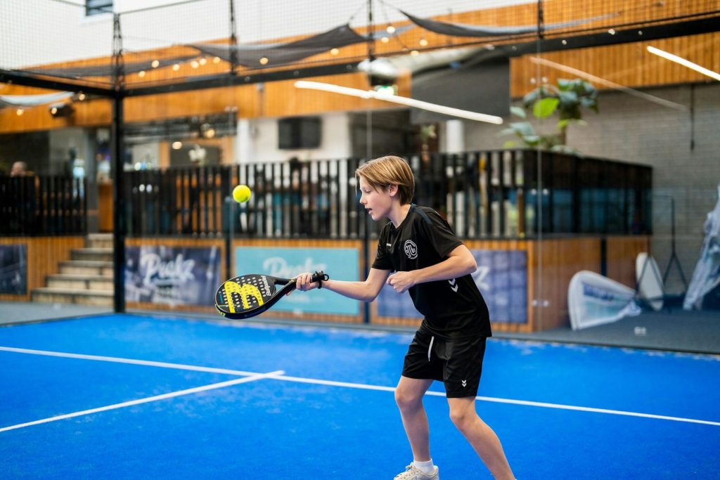 Jonge speler in actie